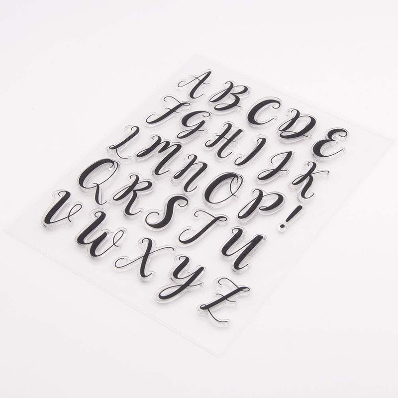 Arrietty Capital Letters Alphabet Alphabet ABC Letters Clear Stamp for