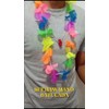 48 Pz Collar Pulsera Corona Hawaiana Fiesta Batucada 12 Kits