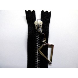 YKK Zip, Zipper,Two Way, Open End, Separating, Metal, Black YKK 22"/56cm, 36"/91cm - 36 inches / 91cm DIAMOND TOP PULLER