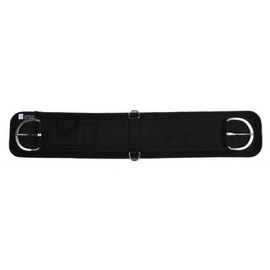HKM Sports Equipment Western 548580 Soft Saddle Girth with Lining for Velcro Fastening 32 Inches = 81 cm Black