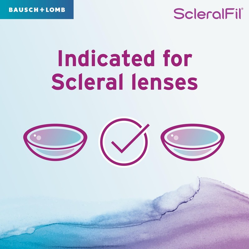 Branded ScleralFil Preservative Free Saline Solution for Scleral, Soft, &
