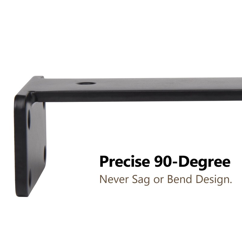 NEODROP 12 Pack 6 Inch Floating Shelf Brackets, Heavy Duty