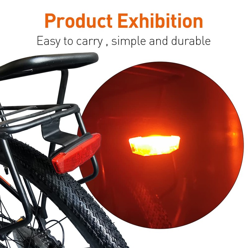 Electric Bike Tail Light, 6V‑60V LED Light Electric Bicycle Tail