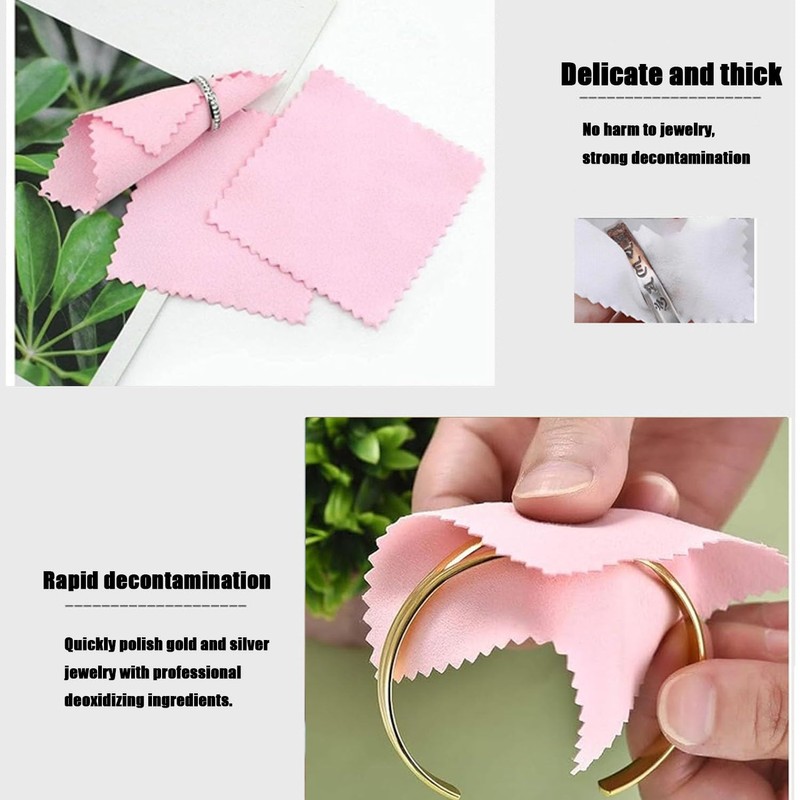 Uskerb 30-Pack Silver Cleaning Cloths - Premium Polishing Cloth for