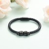 Cremation Jewelry Skull Urn Bracelet for Ashes for Men Women