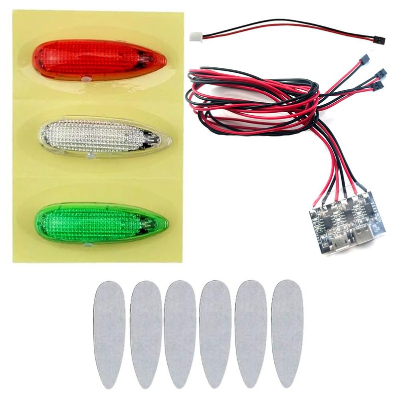 RC Plane LED Light Kit for Bicycle Jet Airplane Air