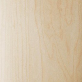 Edge Supply Ultra Flexible & Thin (0.4 MM) Maple Flat Cut 24" x 48" Peel and Stick Wood Veneer Sheet, A Grade Veneer Face, Easy Application with Self Adhesive Maple Veneer Sheets.