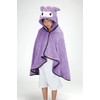 Skater BPO1-A Sanrio Water Absorption Quick-Drying Hooded Basponcho Kuromi Length