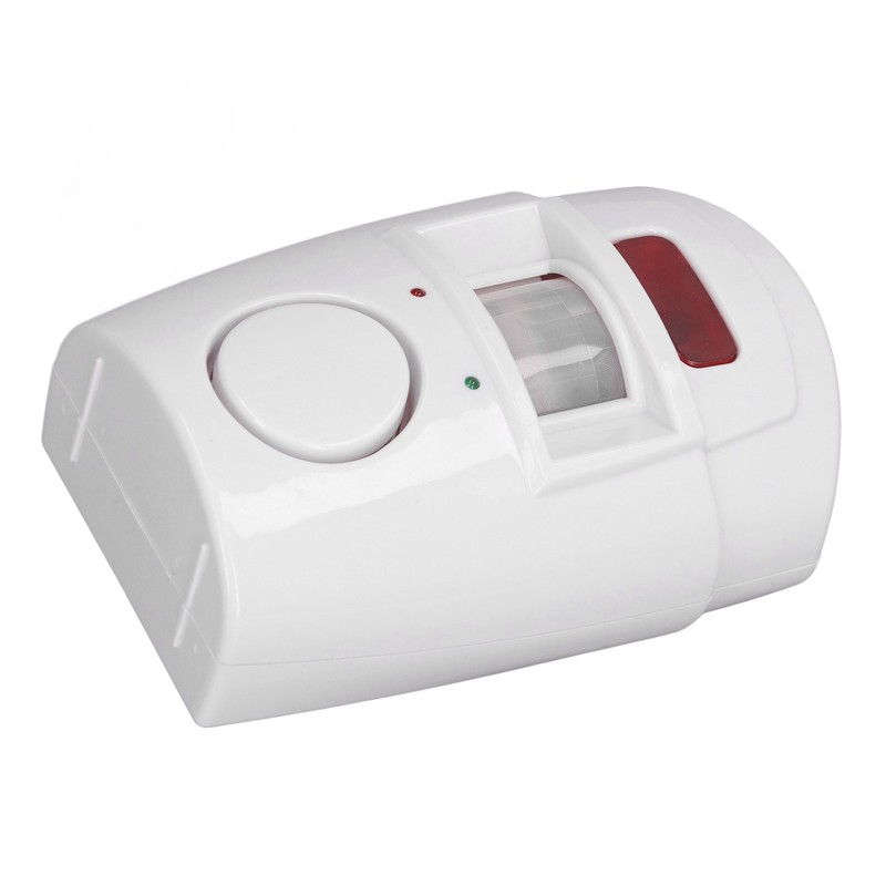 Outdoor Motion Sensor Alarm Anti Theft Remote Control Sound Light