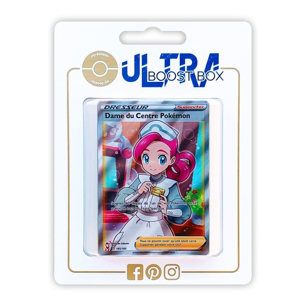 my-booster SWSH04-FR24-UB-185 Dame du Centre Pokémon (Pokémon Centre Lady) 185/185