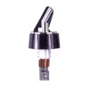 Spill-Stop 398-25 Posi-Por Pourer, 1-1/8 oz., Chrome with Black Collar,