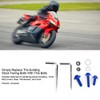 Akozon Motorcycle Windshield Fairing Bolt Gasket Wrench Kit Screws Motorcycle