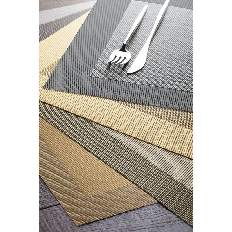 ASA Selection Tischset -Sand Metallic- M.Gewebten Rand PVC 78089076
