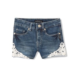 Silver Jeans Co. Girls' Silver Jeans Classic Denim Shorts, Medium WASH