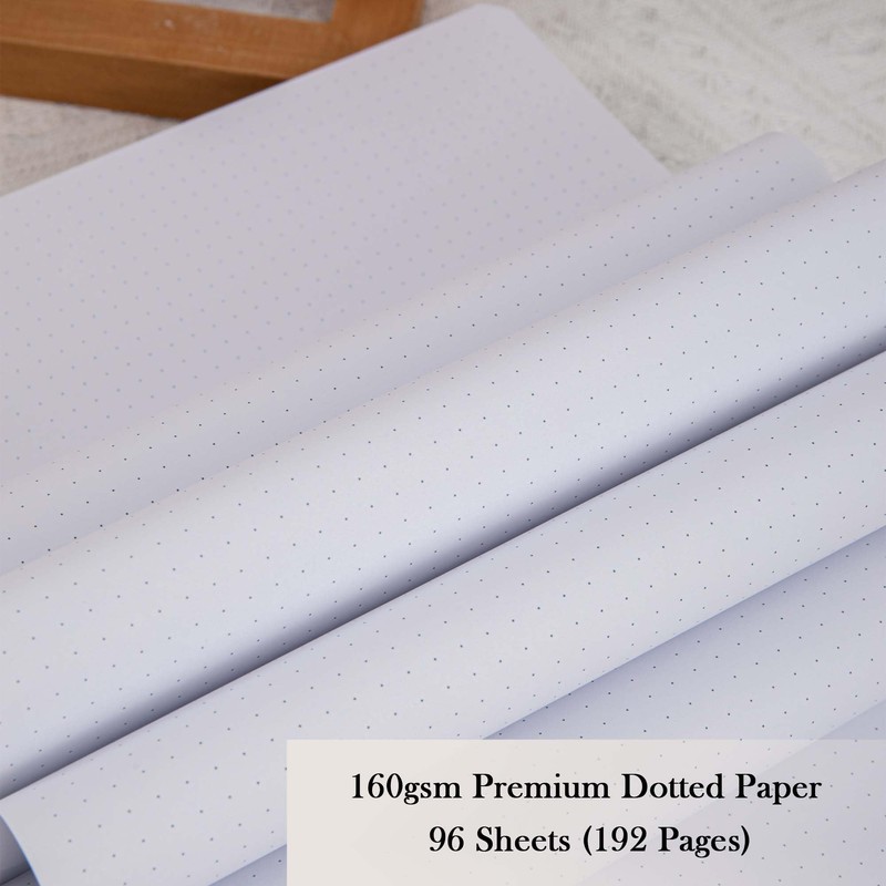 MGGAO Bullet Dotted Journal, No Bleed Thick 160gsm Dotted Journal,
