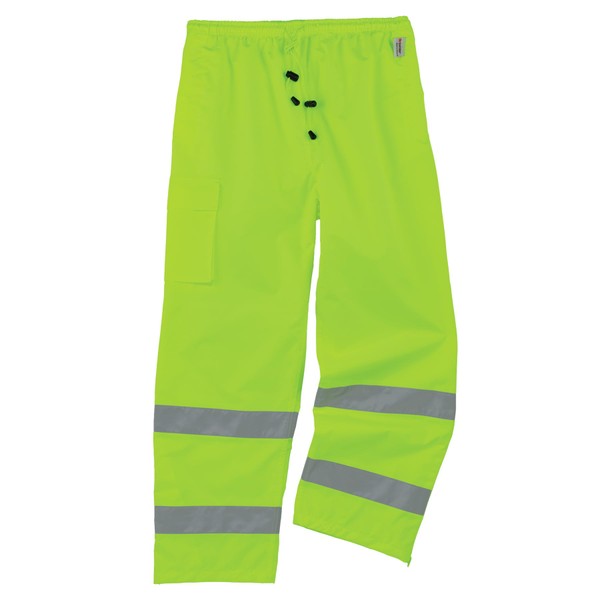 Ergodyne mens safety pants, Lime, Medium US