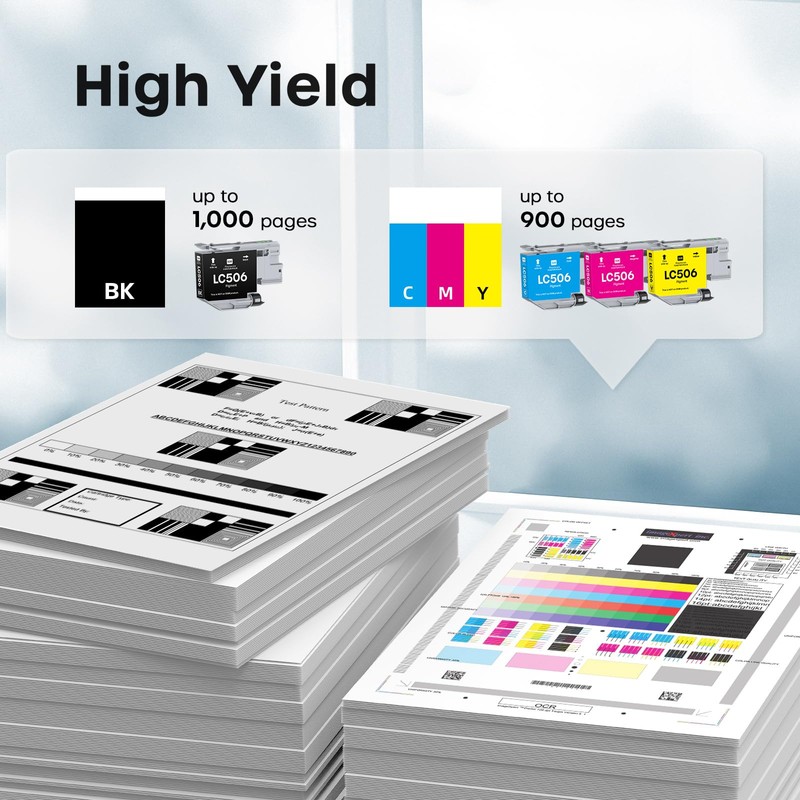 LC506 Ink Cartridges Compatible for Brother LC506 LC506XL Ink Cartridges