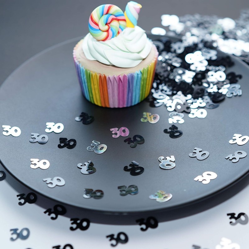 45g Blue 12th Birthday Confetti Metallic Glitz Table Scatter Sprinkles
