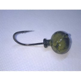 T&A Jigs Tog Jigs FOOTBALL Black Olive Blackfish Tautog 2X STRONG HOOKS 1oz 2oz 3oz T&A - 15 jigs 3oz
