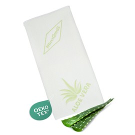 MaxxGoods Aloe Vera Cushion Cover 42 x 70 cm for Neck Support Pillow - Hypoallergenic, Skin-friendly, Breathable and Easy Care Neck Support Pillow Case - Pillowcase for Orthopaedic Pillow