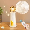 Light House with LED Light Moon Projection Lighthouse Decoration, Lighthouse