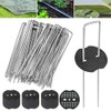 SAIJIAN Pack of 40 Ground Anchors, Ground Anchor Set, U-Shaped