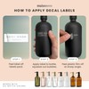 MaisoNovo Soap Dispenser 2-Piece Set | 16.9oz Clear Bottles with