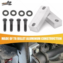 WSAYS Fit 2007-2021 Toyota Tundra 2WD & 4WD Billet Sway Bar Drop Bracket Kit 2-4" Lift