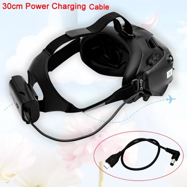 For DJI 11.81 inch Charging Cable Power Supply Wire For