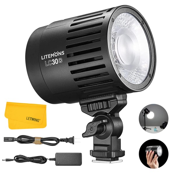 Godox LC30D Litemons LED Table Lamp, CRI 95 + /