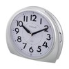 5.5" Silent Analog Alarm Clock Non Ticking, Gentle Wake, Beep