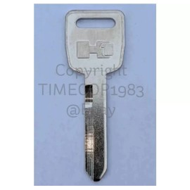 Hummer H1 Key Blank SILVER