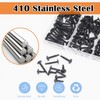 weideer 180pcs #8 Self Tapping Screws for Metal, Sheet Metal