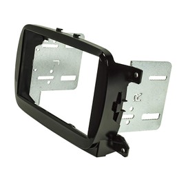 tomzz Audio 2414-079-1 Double DIN Radio Faceplate Compatible with Fiat 500 from 2016 500 Abarth with Radio Uconnect 7 Inch Piano Lacquer Black