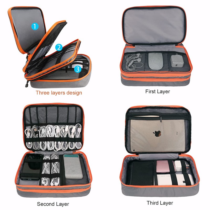 Travel Organizer Large Capacity Handbag Cable Organizer Bag Waterproof Carrying