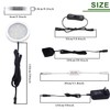 AIBOO Dimmable LED Under Cabinet Puck Lights 3 Lamps Kit