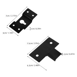 Operitacx 1 Satz Audiohaken Lautsprecherhaken Zum Aufhängen Universelle Soundbar Halterung Wandhalterung Soundbar Montagehalterung Audio Wandhalterung Sport Audiohalterung Schwarzes