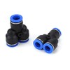 IQS pneumatic Y-piece 12 mm compressed air connector, 3-way connector,