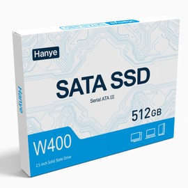 Hanye W400-512G SSD 512GB 3D NAND Heavy Duty TLC Built-In 2.5 Inch SATAIII 6Gb/s Aluminum Housing
