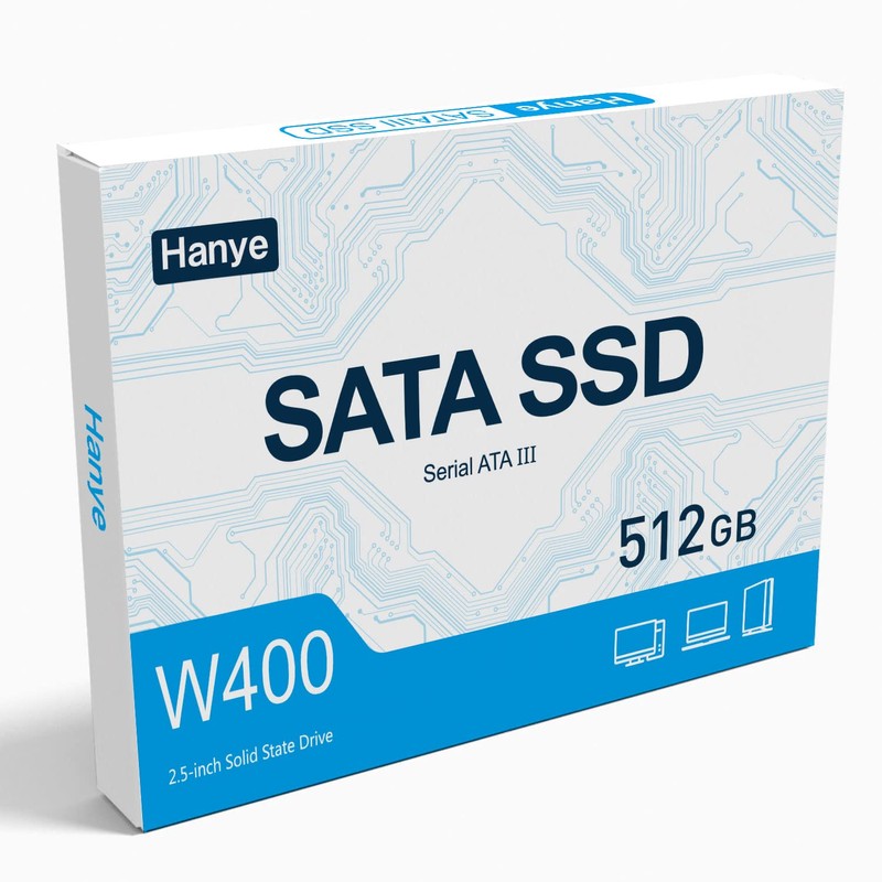Hanye W400-512G SSD 512GB 3D NAND Heavy Duty TLC Built-In