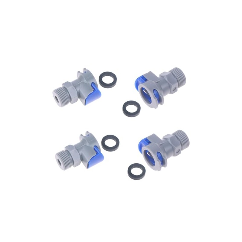 RecDec 4 Pack Kitchen Faucet Hose Quick Connect Adapter with