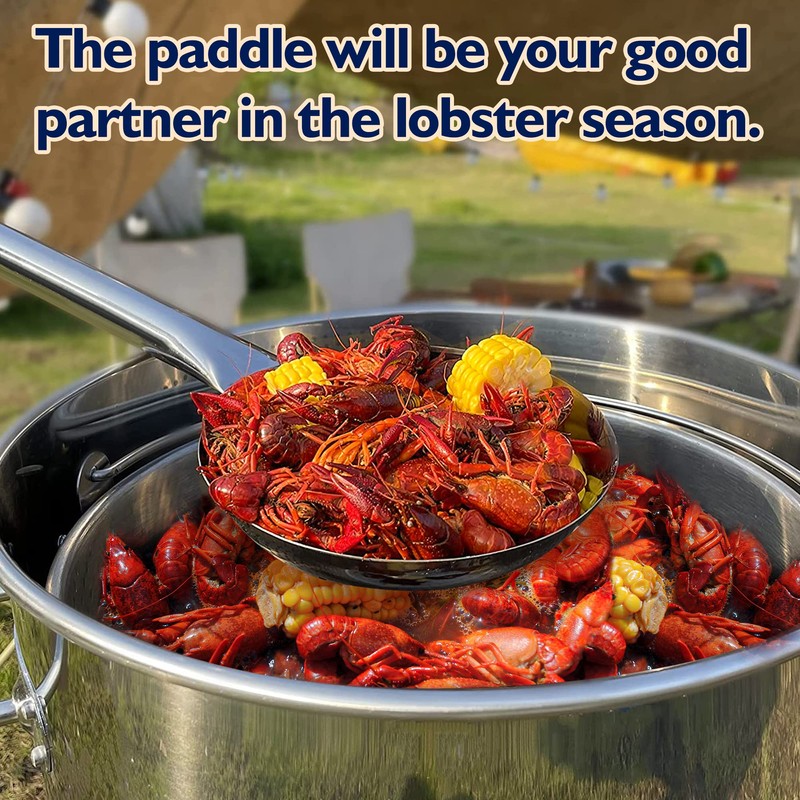ARC LS121 48 Inch Stainless Steel Crawfish Boil Spoon Mixing