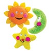 8" Green Moon Celestial Smiles Toy