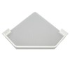 Drill Free Acrylic Bathroom Storage Shelf Space Aluminum Wall Mounted