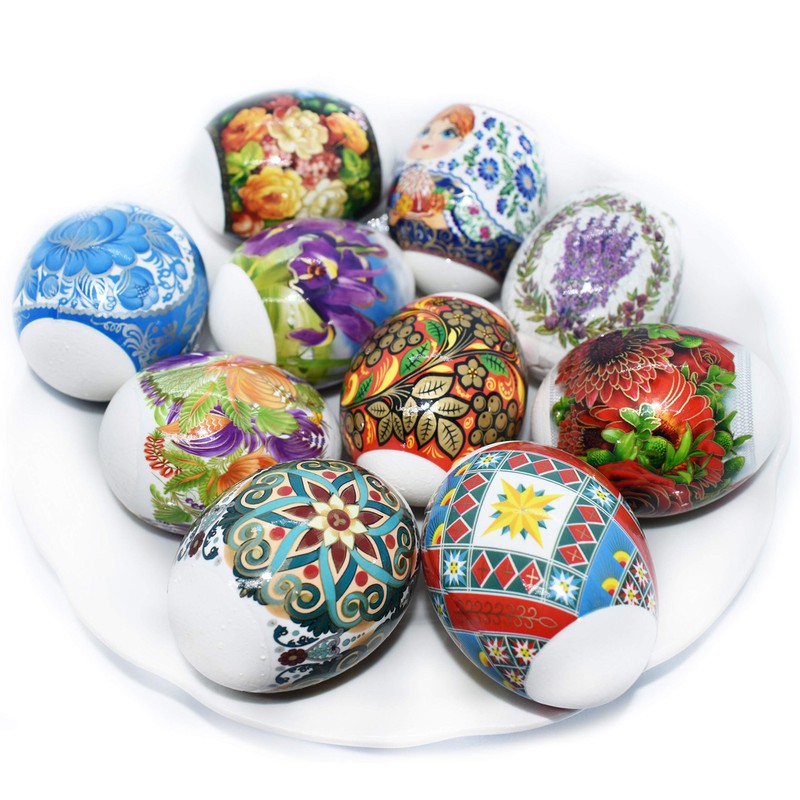 Pack 10 Thermo Heat Shrink Sleeves - Easter Egg Decorating