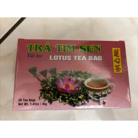 Dragon Lotus Tea Bag / Tra Tim Sen Tui Loc 1.4 OZ 20tea Bags 2g Ea Product Of Vietnam