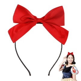 Semato Red Bow Headband for Girls Red Bow for Hair Headbands Bow Hair Accessories for Baby Girls Toddlers