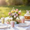 40 Set 12oz Pastel Gold Dot Paper Cup Sparkly Gold