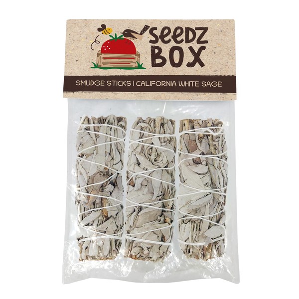 White Sage Smudge Sticks - 3 Pack - Seedzbox California