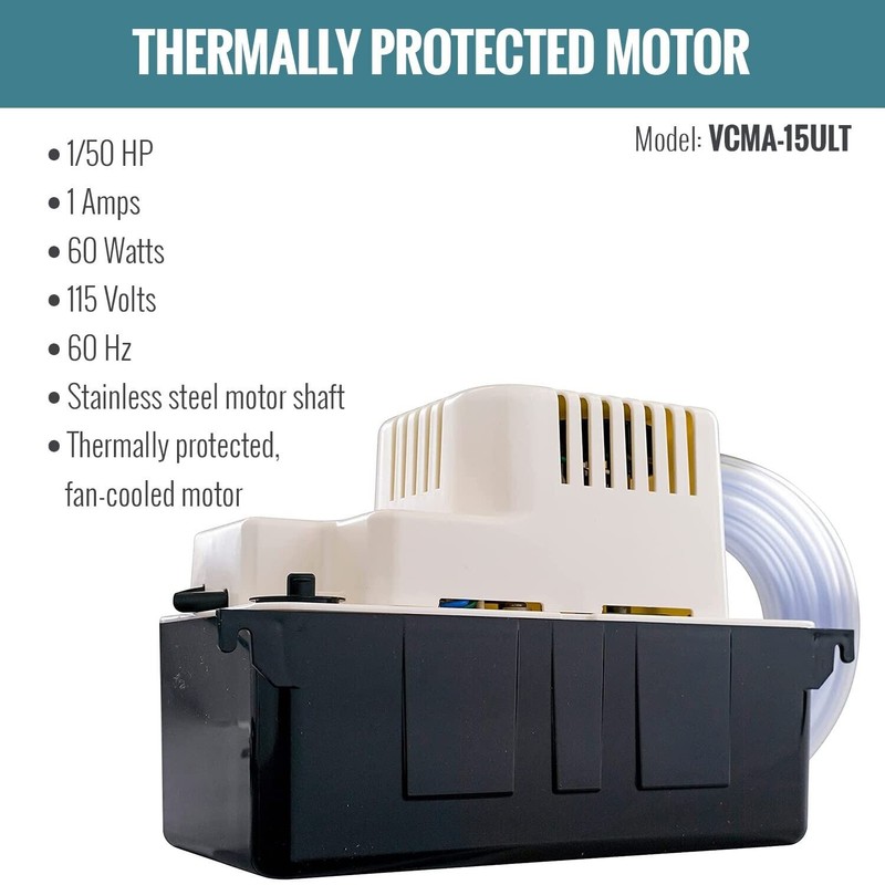 Little Giant VCMA-15ULT 115 Volt, 65 GPH, 1/50 HP Automatic